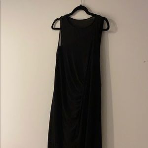 Ralph Lauren Women’s Long Black Gown with mesh